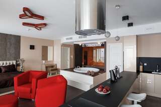 Апартаменты Sky Lux Apartments Клайпеда Апартаменты-студио с видом на море-10