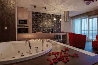 Апартаменты Sky Lux Apartments Клайпеда Апартаменты-студио с видом на море-3